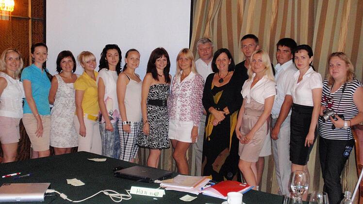Gruppenbild nach einem dreitägigen Training in Kiew, Ukraine