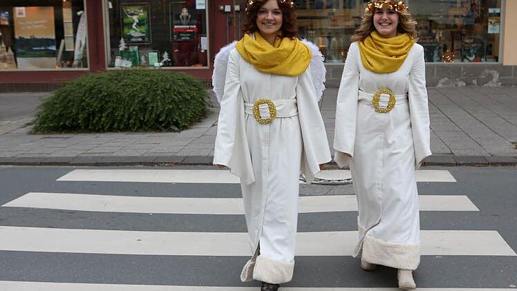 Weihnachtsengel auf Beatles-Spuren. Foto: Barbara Herbst