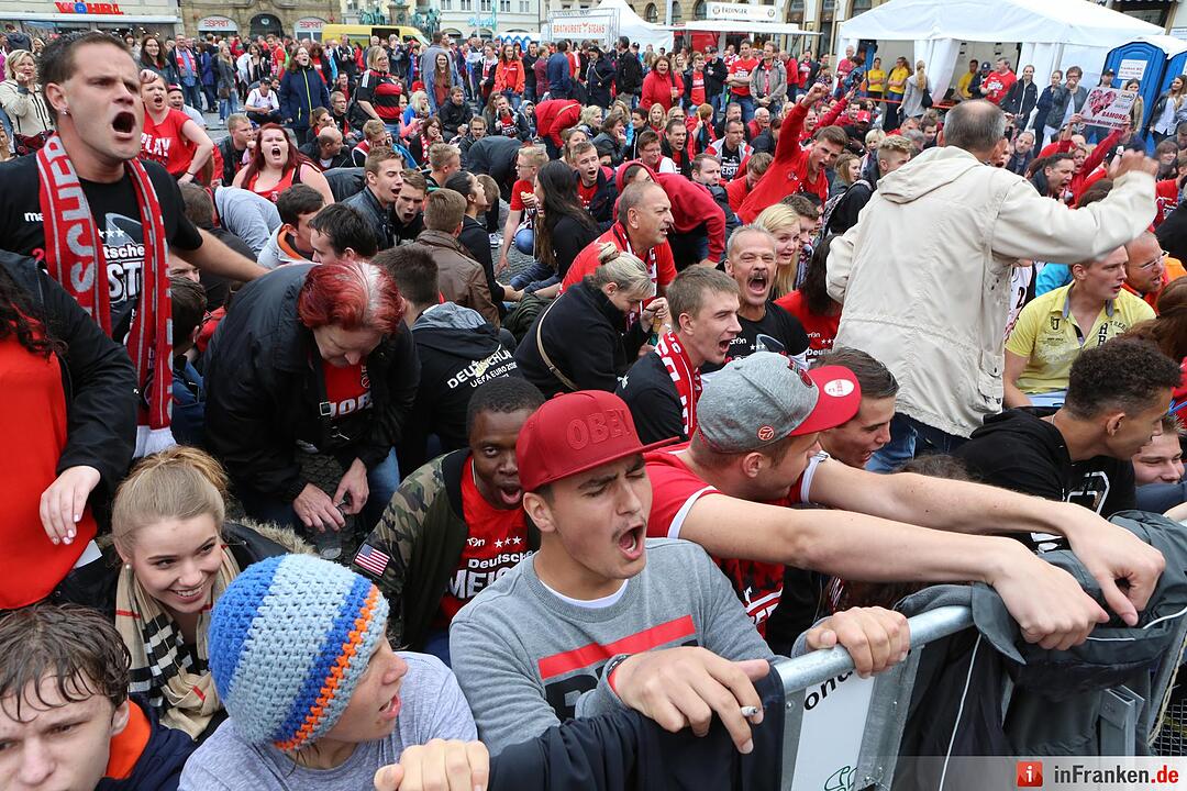 Brose-Baskit zum  achten mal Meister; Foto: Barbara Herbst