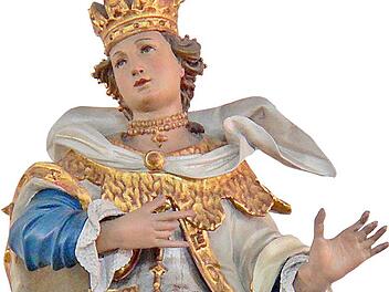 Eine Figur der heiligen Kunigunde findet sich auch in der Pfarrkirche von Adelsdorf. Foto: Manfred Welker