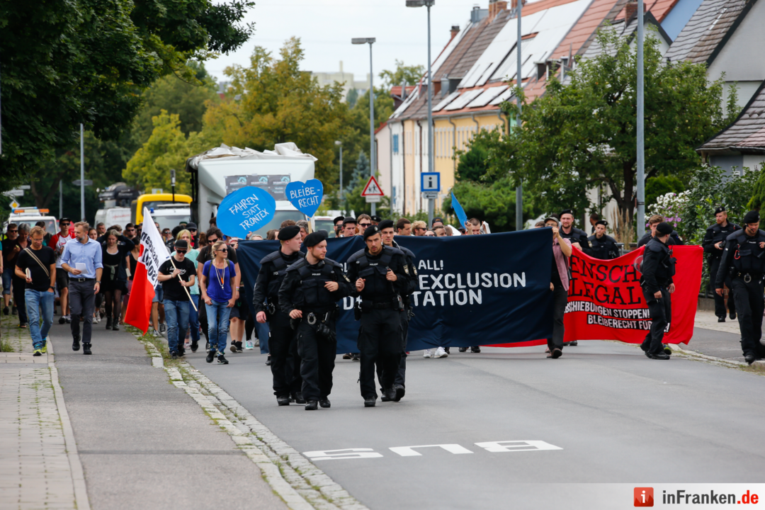 Kundgebung vor ARE in Bamberg II