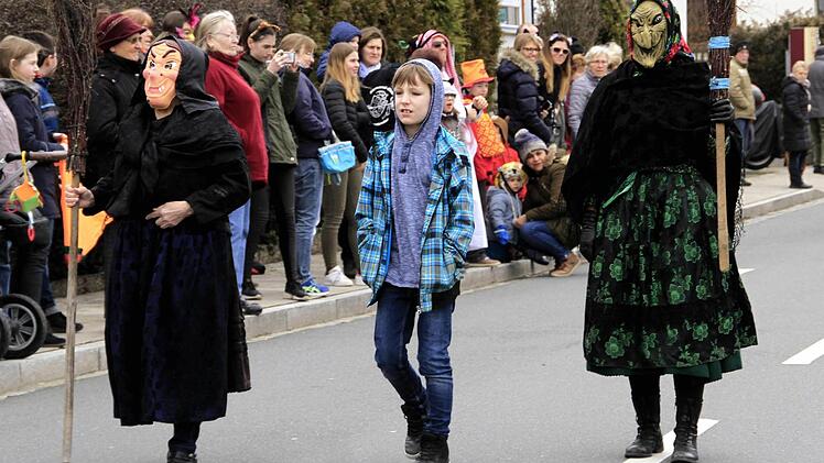 Impressionen vom Faschingsumzug der Weisendorfer Blummazupfer. Foto: Richard Sänger