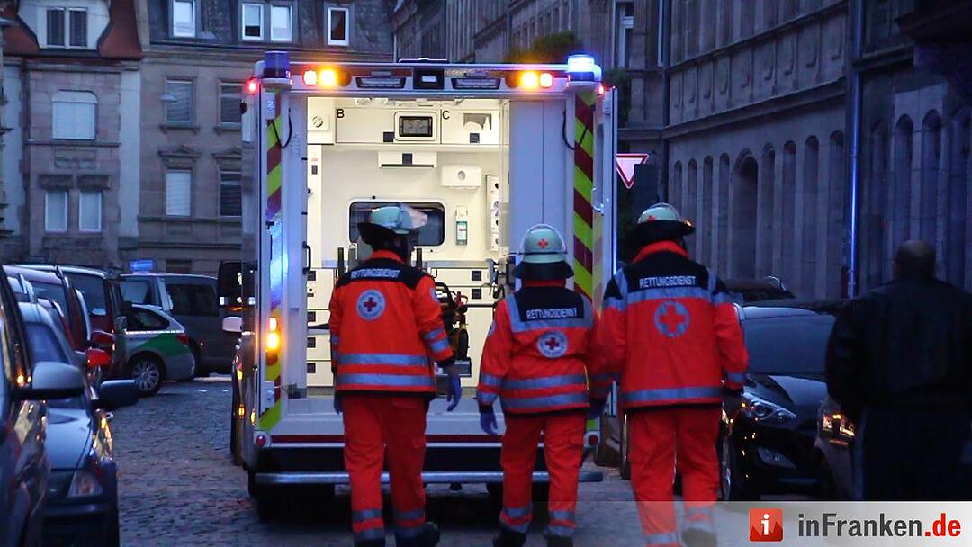 Brand in Fürth mit acht Verletzten