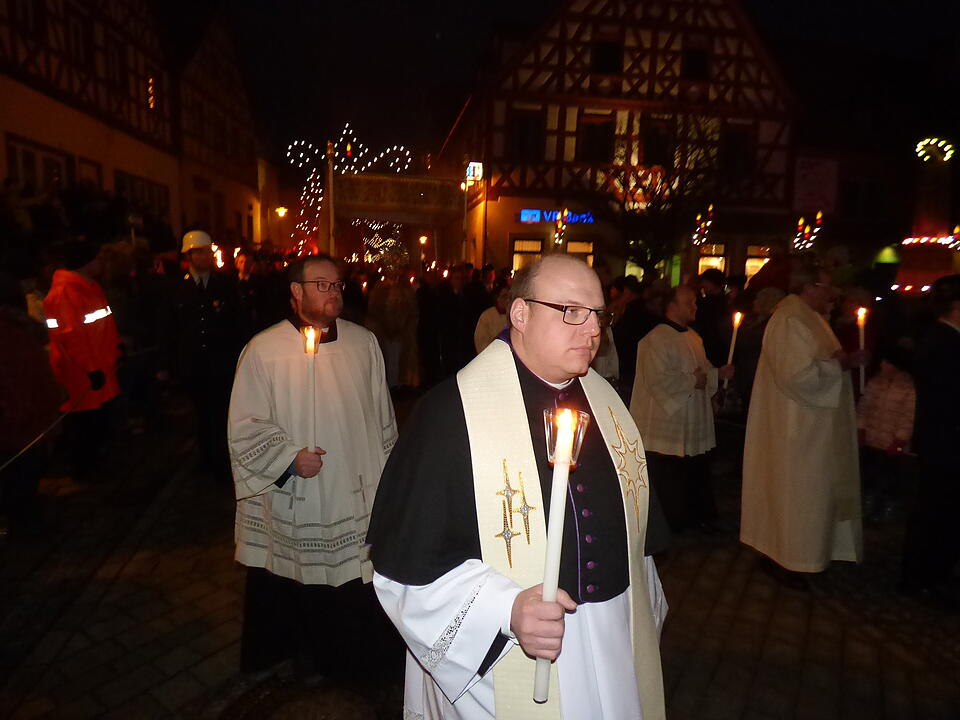 Lichterprozession in Pottenstein 2019