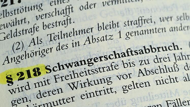 Strafgesetzbuch zum Schwangerschaftsabbruch