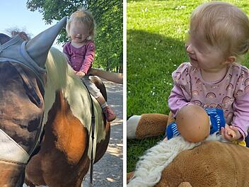F&uuml;rth: Mina (2) hat seltene Nervenkrankheit - Eltern bitten um Hilfe
