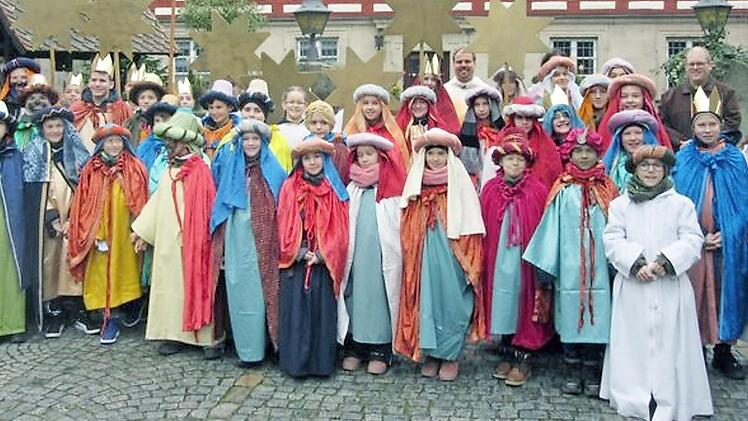 In Hannberg wurden 44 Kinder ausgesendet.