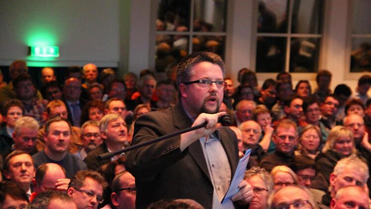 Widerstand gibt es auch vom Marktschorgaster Gemeinderat Marc Benker. Foto: Jürgen Gärtner