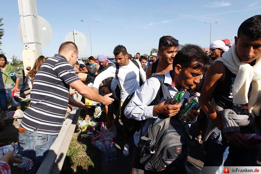 Flüchtlinge in Budapest