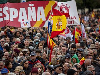 Protest in Madrid