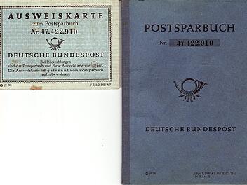 Richtig alte Sparb&uuml;cher sind selten geworden, und tauchen dennoch ab und zu im Nachlass auf.