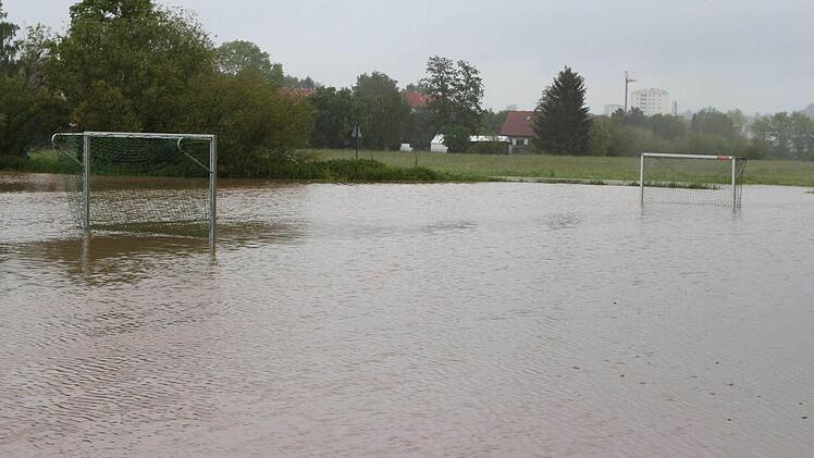 Hochwasser im Landkreis Ansbach. Foto: News5 / Haag