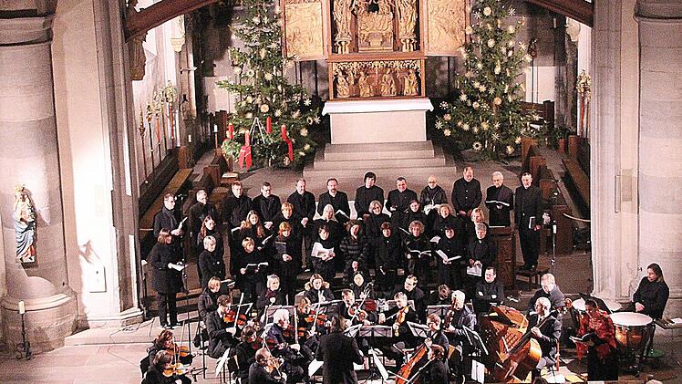 Einstimmung auf Weihnachten: das festliche Konzert in der Münnerstädter Stadtpfarrkirche St. Maria Magdalena  Foto: Dieter Britz