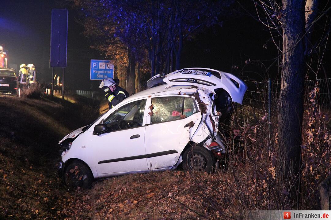 Schwerer Unfall auf A73 bei Eggolsheim