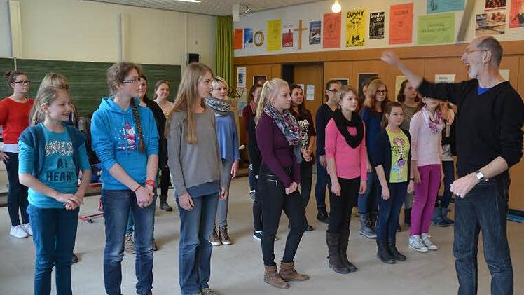 Bei den Operetten-Proben  Foto: Sonja Adam