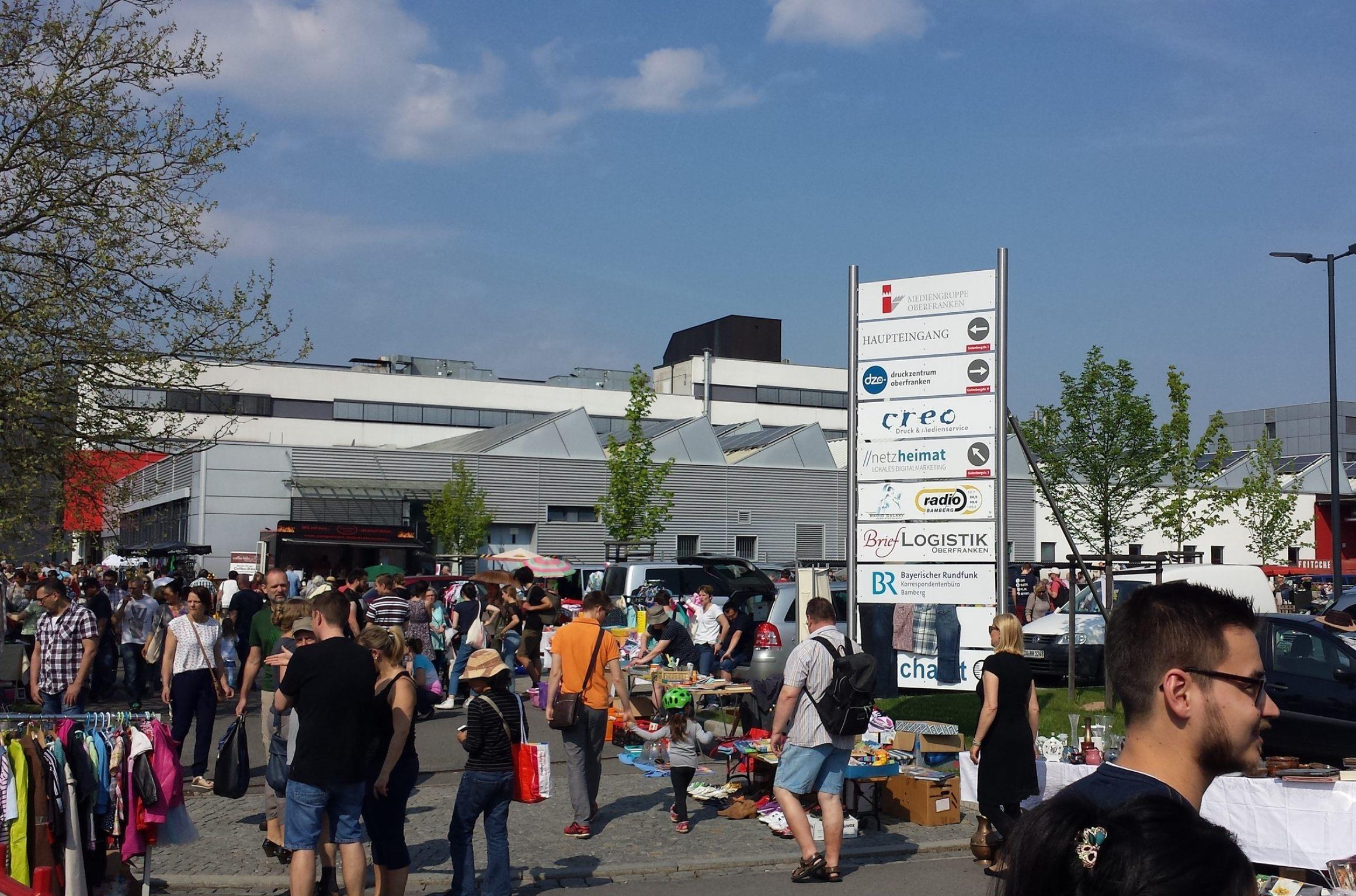 12. FTFlohmarkt auf dem Gelände der Mediengruppe Oberfranken