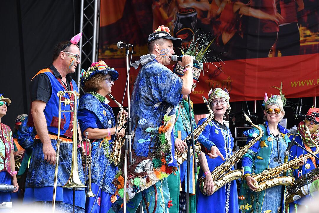 Umzug beim Samba-Festival in Coburg