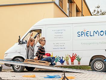 Das Spielmobil ist wieder im Einsatz.