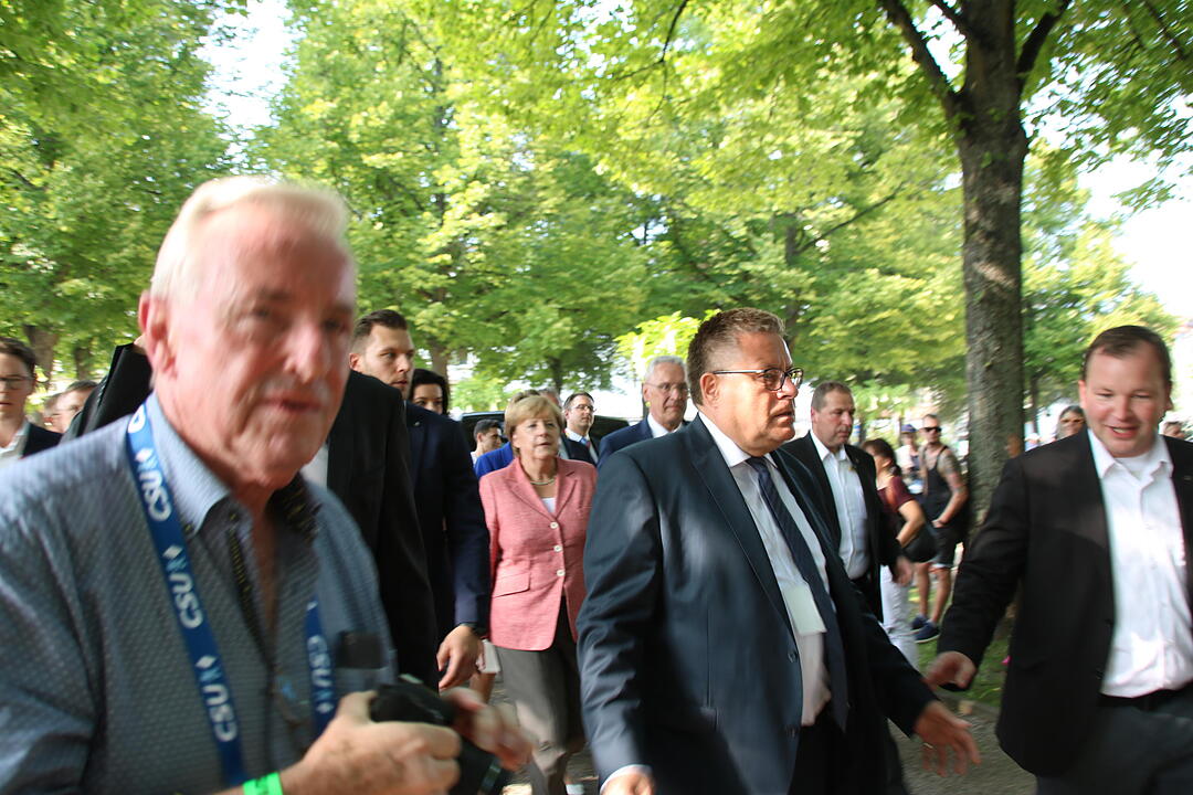 Angela Merkel zu Besuch in Bad Kissingen