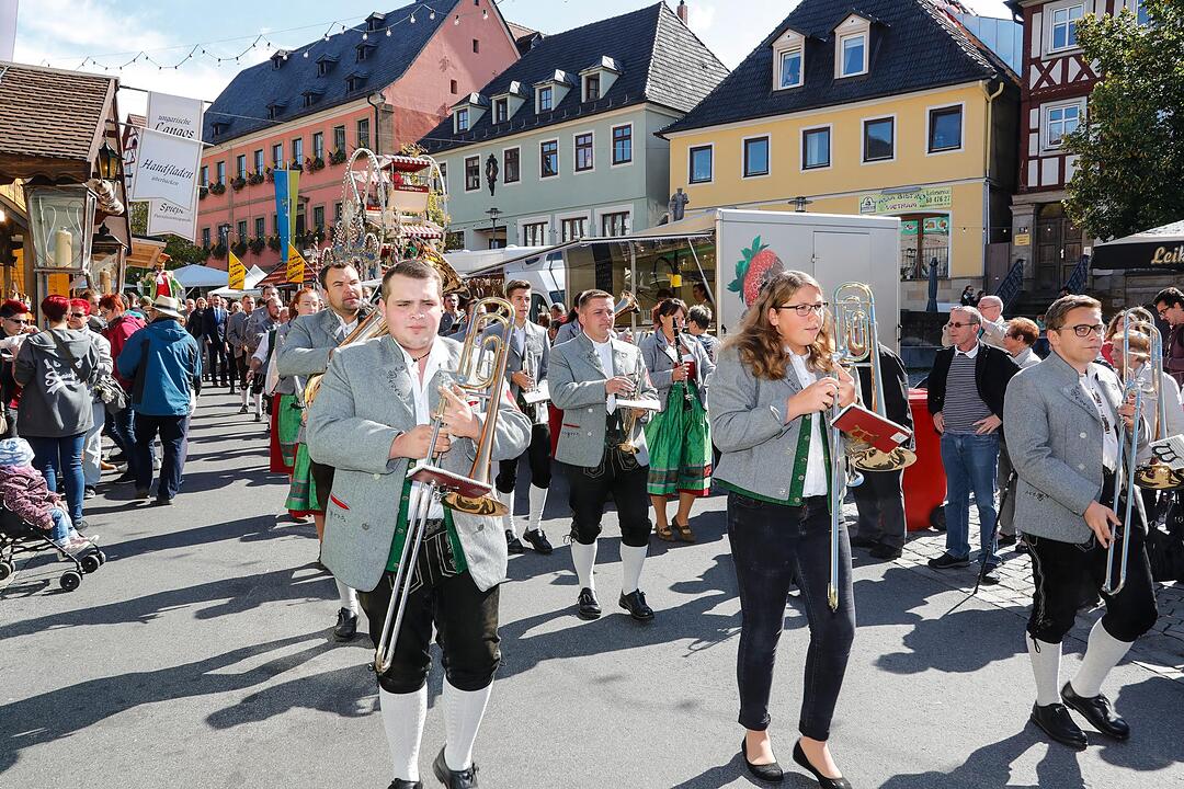 Korbmarkt in Lichtenfels am Samstag