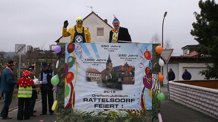 In Rattelsdorf ist heuer ganz schön was los. Das zeigte sich schon beim Faschingsumzug. Foto: Renate Neubecker