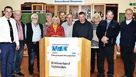 Bei der Jubil&auml;umsveranstaltung des VdK-Ortsvereins von Neuensee konnten verdiente Mitglieder geehrt werden.