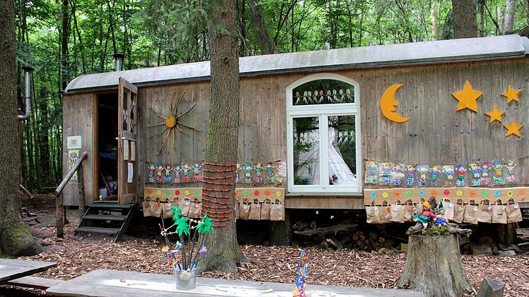 Impressionen aus dem Waldkindergarten  Foto: Johanna Blum