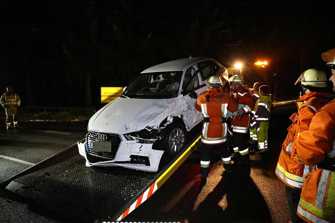 Gefrees: Vorfahrt missachtet - Frau schwer verletzt