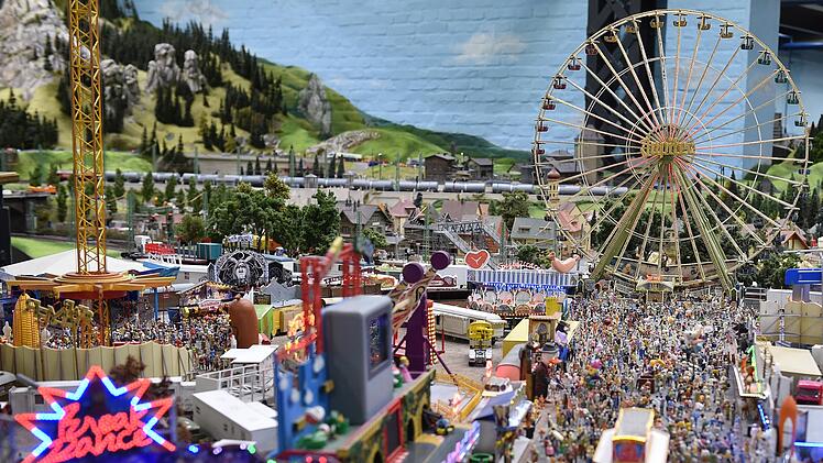 Rummelplatz, Kirmes im Miniatur Wunderland in Hamburg
