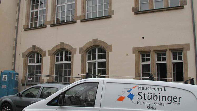 In den Kulmbacher Schulen sind die Handwerker im Einsatz. Foto: Sonja Adam