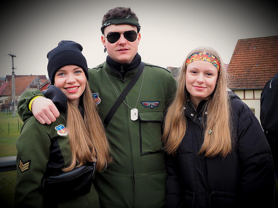 Beste Faschingslaune in Aura/Saale