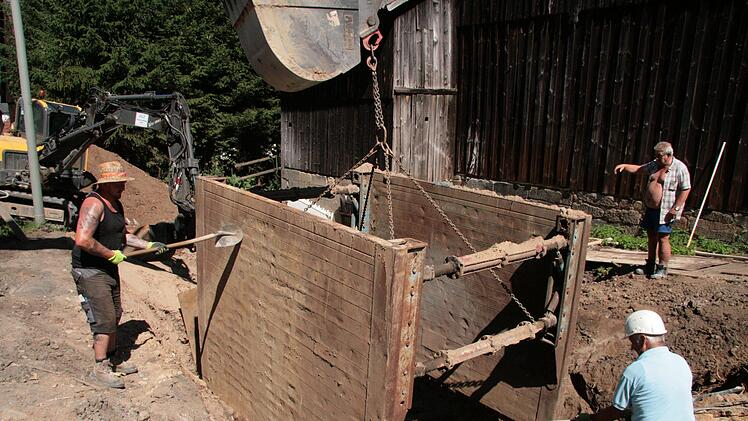 Baustelle in Schwarzach. Foto: Jürgen Gärtner