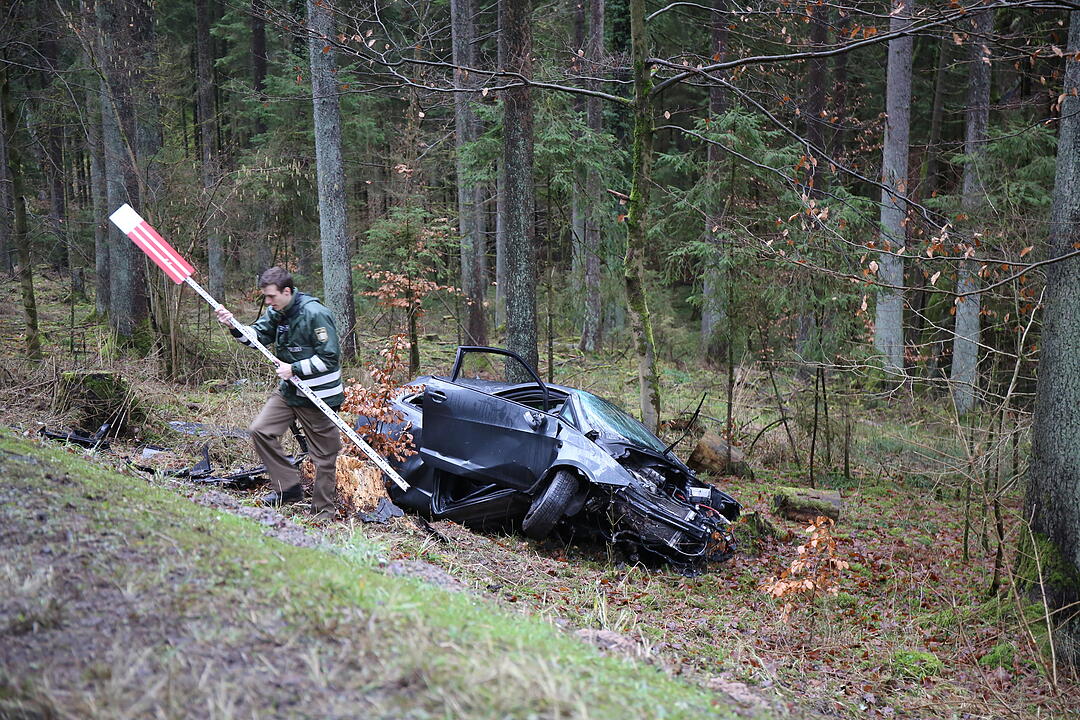 Tödlicher Unfall auf B85