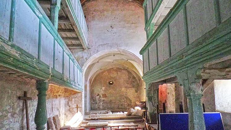 Der Wunsch: Der Kircheninnenraum einer nicht mehr genutzten Schlosskapelle soll umgenutzt und neu gestaltet werden. Foto: Karl Zankl