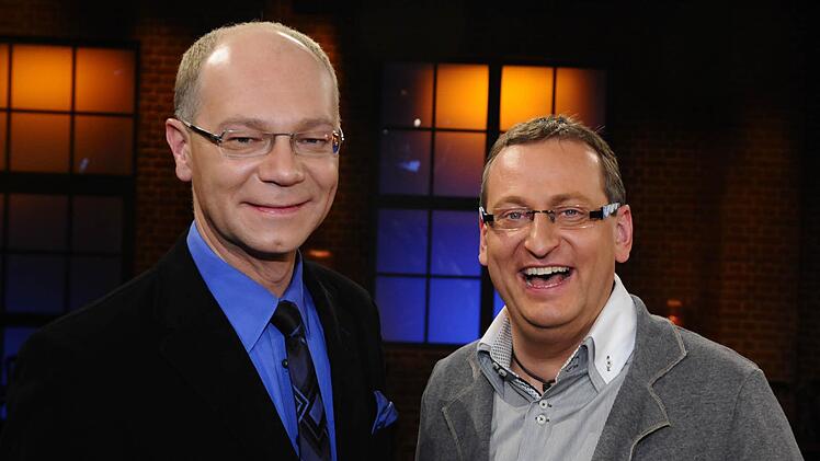 Waltraud und Mariechen sind fiktive Bühnenfiguren des Komödianten- und Kabarettisten-Duos Martin Rassau und Volker Heißmann (v.l.) Archivbild: imago/Horst Galuschka