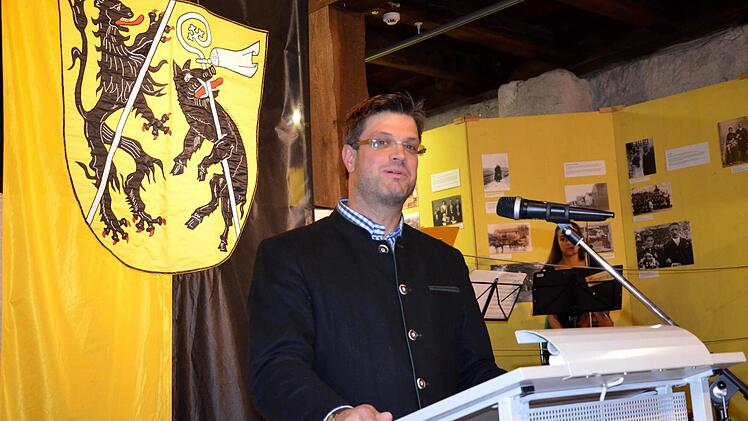 Der Historiker Christian Kestel bei seinem Vortrag über "Schlaglichter fränkischer Biergeschichte". Foto: Andrea Spörlein