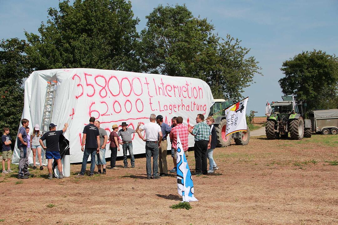 Bad Kissingen: Protest der Milchbauern