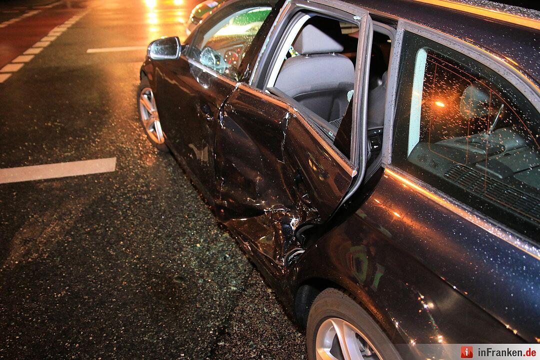 Unfall am Berliner Ring in Bamberg