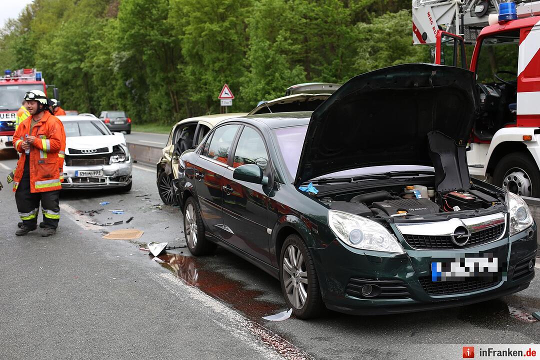 Auffahrunfall in Nürnberg in Regensburger Straße