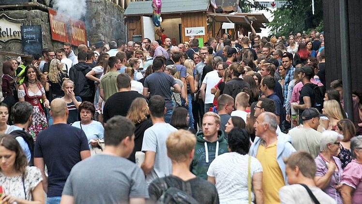 Ein 28-Jähriger hat auf dem Annafest 2018 einen Jugendlichen mit einem Bierkrug in das Gesicht geschlagen. Foto: Josef Hofbauer/Archiv