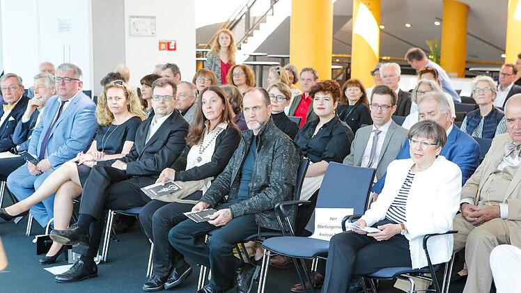 Eröffnung der Großplastikenausstellung von Rui Chafes in Bamberg am 12. Mai 2018. Foto: Matthias Hoch