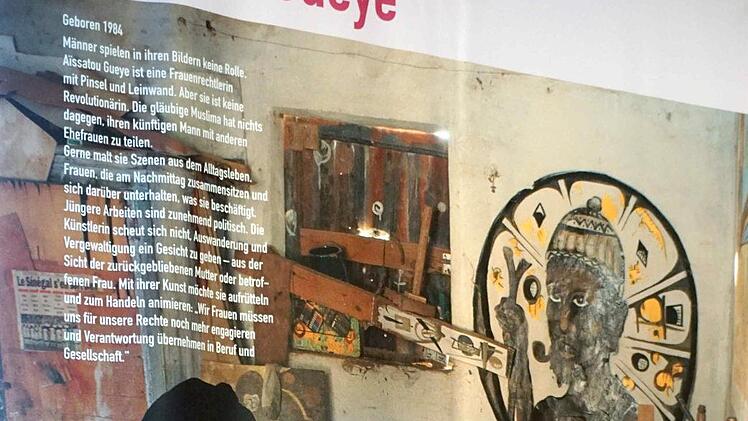 Die Ausstellung "Farben des Senegal" ist noch bis 20. Oktober geöffnet.   Foto: Richard Sänger