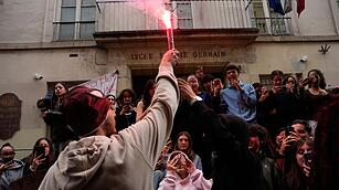 Schulproteste in Frankreich