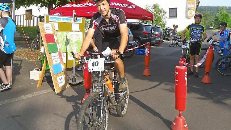 Am Sonntag ist es wieder so weit, der RhönBikeKing wird ausgetragen. Start und Ziel ist in diesem Jahr in Schönau. Foto: Marion Eckert/Archiv