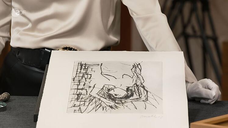 "Es sieht komisch aus" - aber so herum war das Baselitz-Bild richtig.