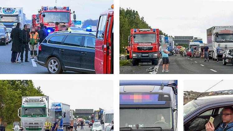 Ja was ist denn da los? Allzu neugierige Zeitgenossen behindern nicht nur auf der Autobahn oft die Rettungsarbeiten und filmen verletzte oder sogar getötete Mitmenschen.  Fotos: Berthold Diem