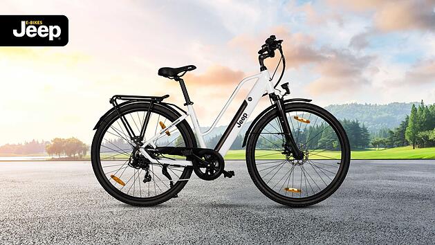Exklusiv über inFranken.de bietet Jeep E-Bikes das Trekking E-Bike TLR 7011 für nur 1.649 Euro an - nur noch bis zum 18. Juni.