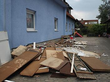 Bei der Überschwemmung 2014 beklagt Heinz Wanderer einen Schaden in Höhe von 500 000 Euro.  Foto: Archiv/Jürgen Gärtner
