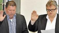 Stellvertreter des Bürgermeisters: Gotthard Denner (links) und Wolfgang Rützel
