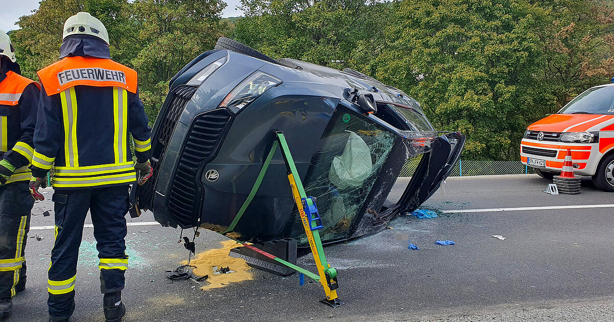 Unfall bei Bad Brückenau: Schwer verletzter Fahrer schlief wohl am Steuer ...